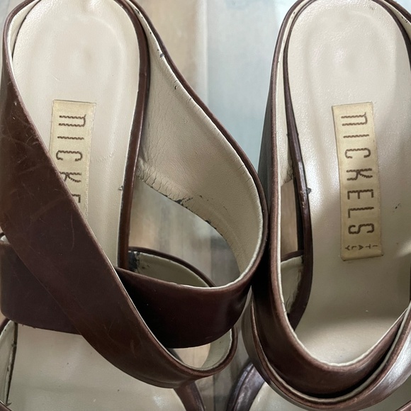 Excellent Condition Leather Mule Heels - Picture 6 of 8